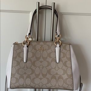 Authentic, versatile Coach satchel.